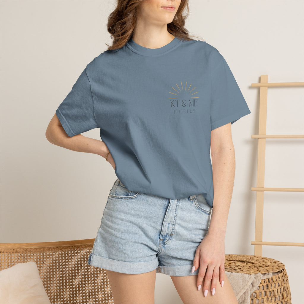 Logo T-Shirt — Garment-Dyed Unisex Tee with Subtle Chest Marking